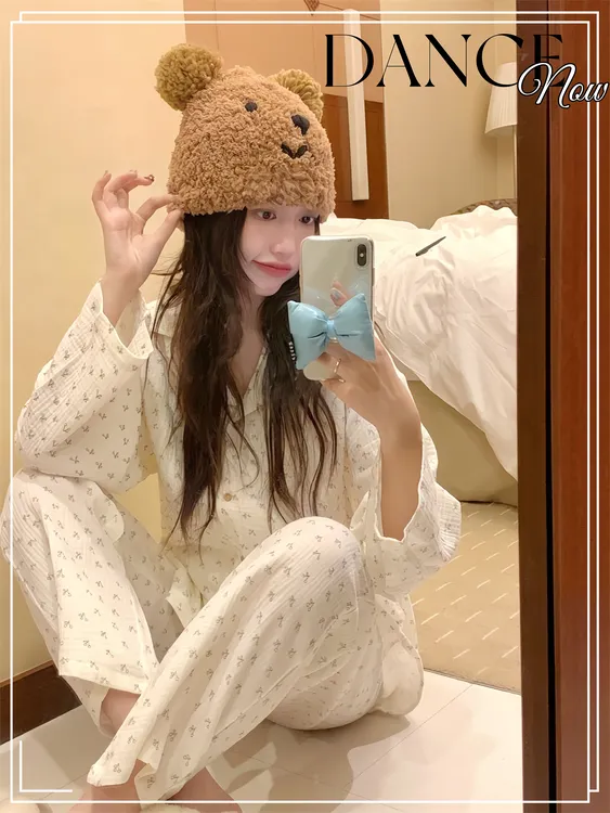 睡衣女春秋季薄款甜美樱桃百搭可爱长袖韩版设计感家居服套装少女