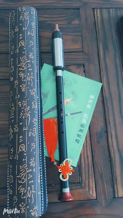 红黑檀木单管巴乌乐器音准耐用带教学可刻字刻龙