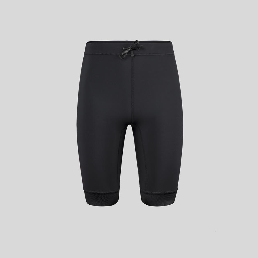 优极UG男女款紧身跑步五分裤速干透气舒适弹力锦纶松紧通用瑜伽裤