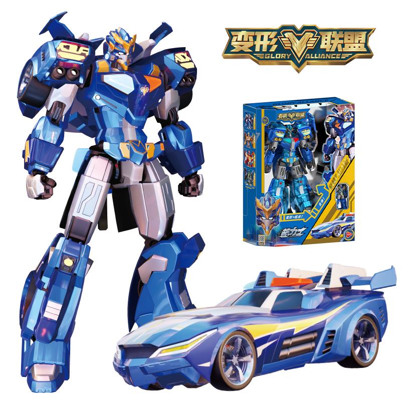 正版变形联盟3博派变形玩具合体金刚儿童男孩女机器人机甲模型2