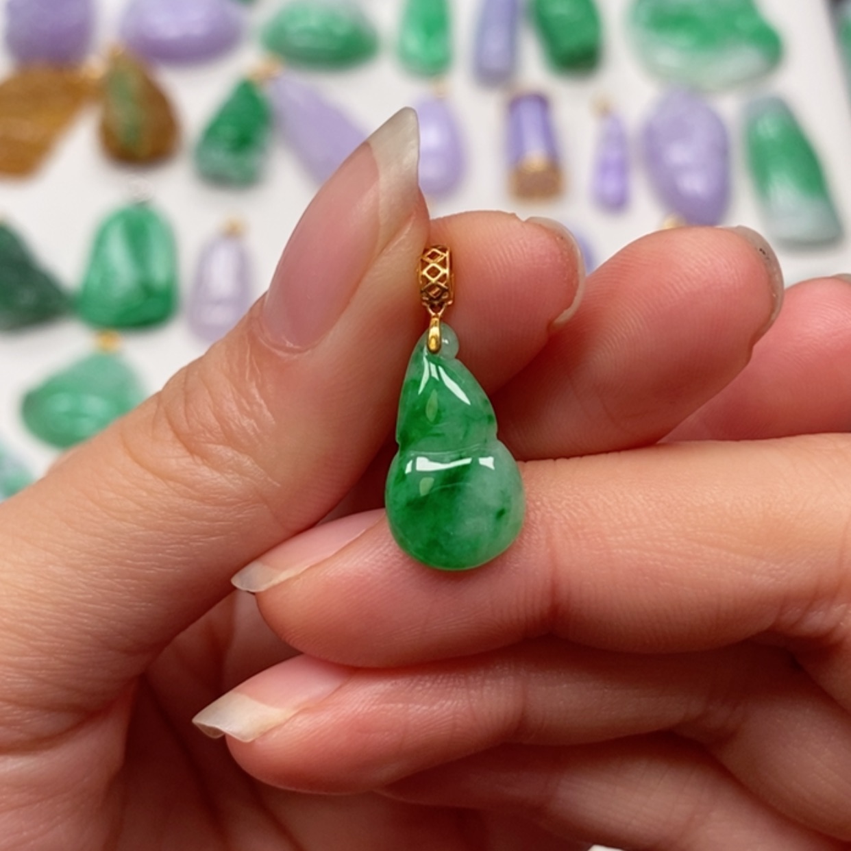 【闪购商品】翡翠颈饰未镶嵌D****