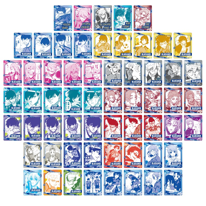 【现货】蓝色监狱 蓝锁 原画金签透卡 全60种 【盲盒】