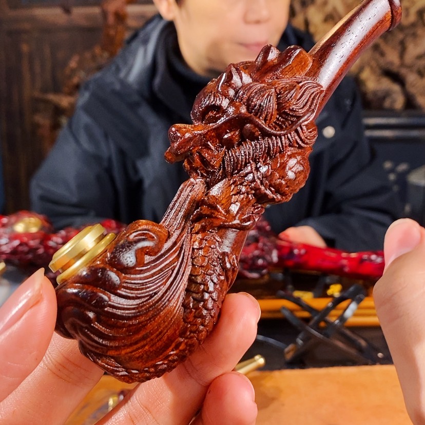 【闪购商品】高端定制手工斗根雕