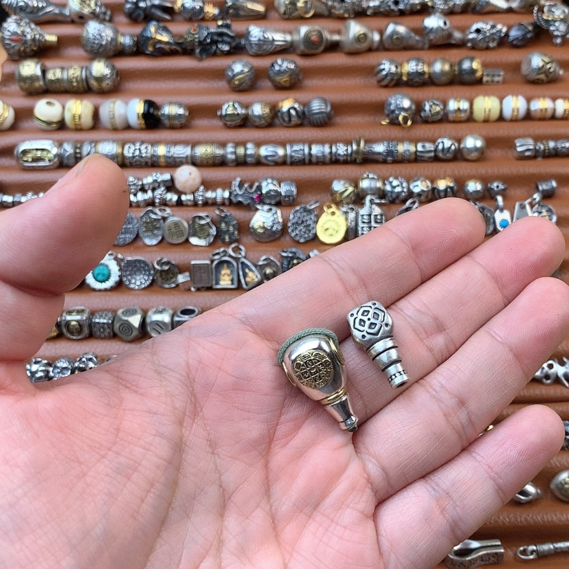 【闪购商品】白玉菩提吊坠樱****?2个三通