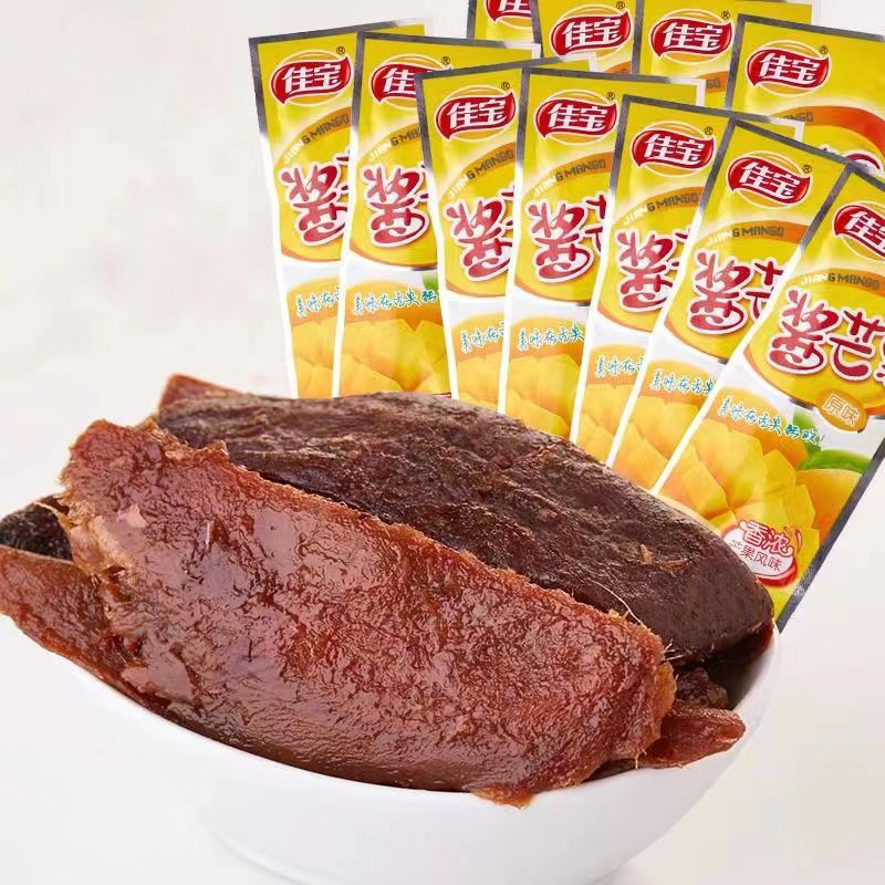 佳宝酱芒果干袋装凉果蜜饯果脯潮汕特产办公室休闲小零食酸甜美味