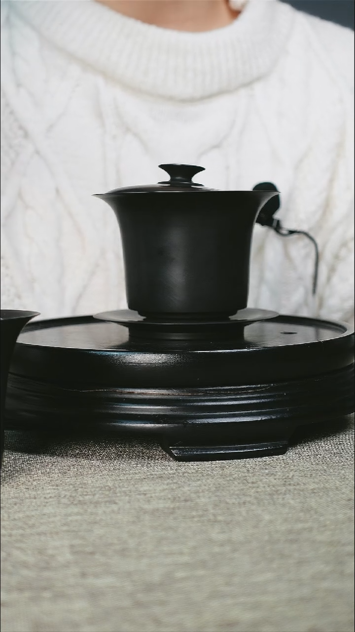 【闪购商品】陶瓷壶  1 倒挂金钩百克三才盖碗=可提可倒封