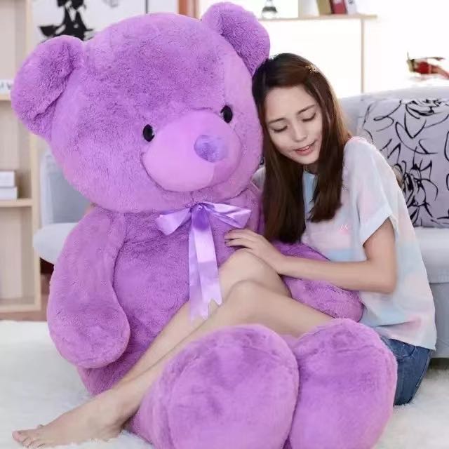 毛绒玩具薰衣草泰迪熊公仔布娃娃抱抱熊加肥加大玩偶生日礼物女生