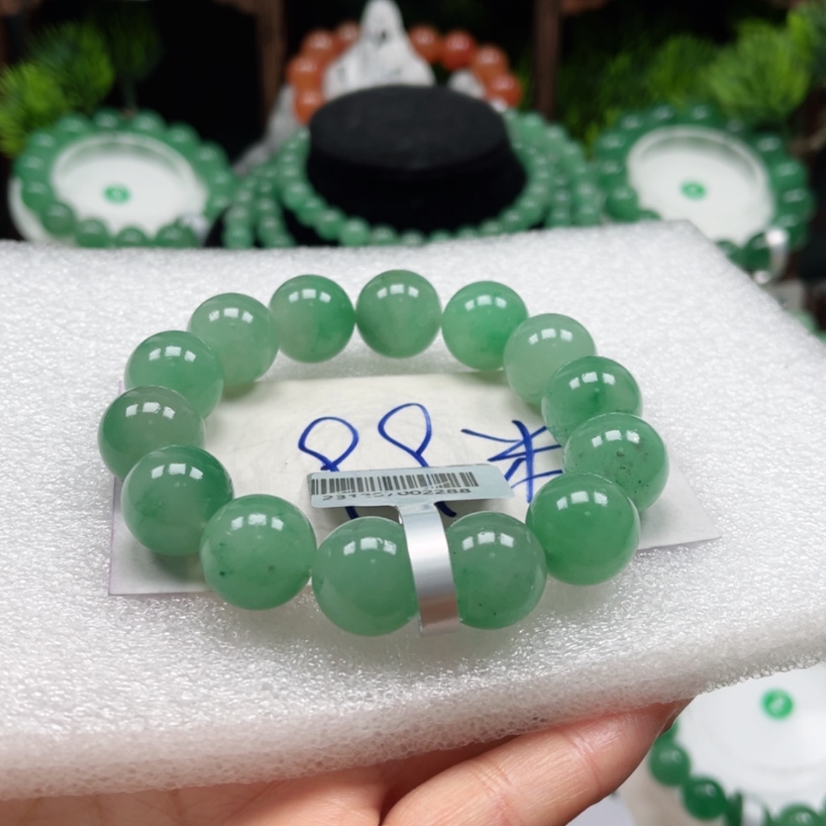 【闪购商品】石英质玉手链未镶嵌小玥16.3