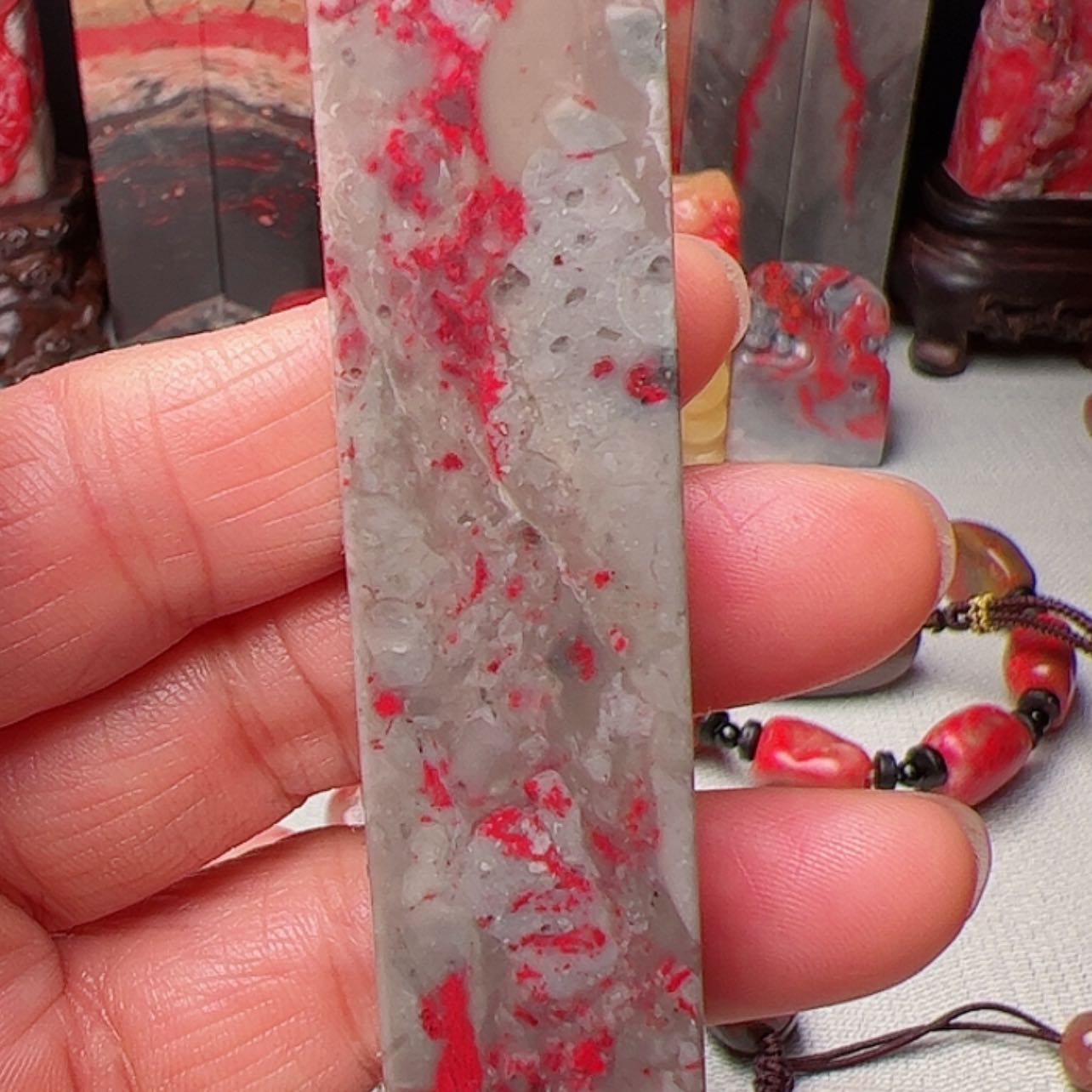【闪购商品】昌化石红**马昌化鸡血石印章