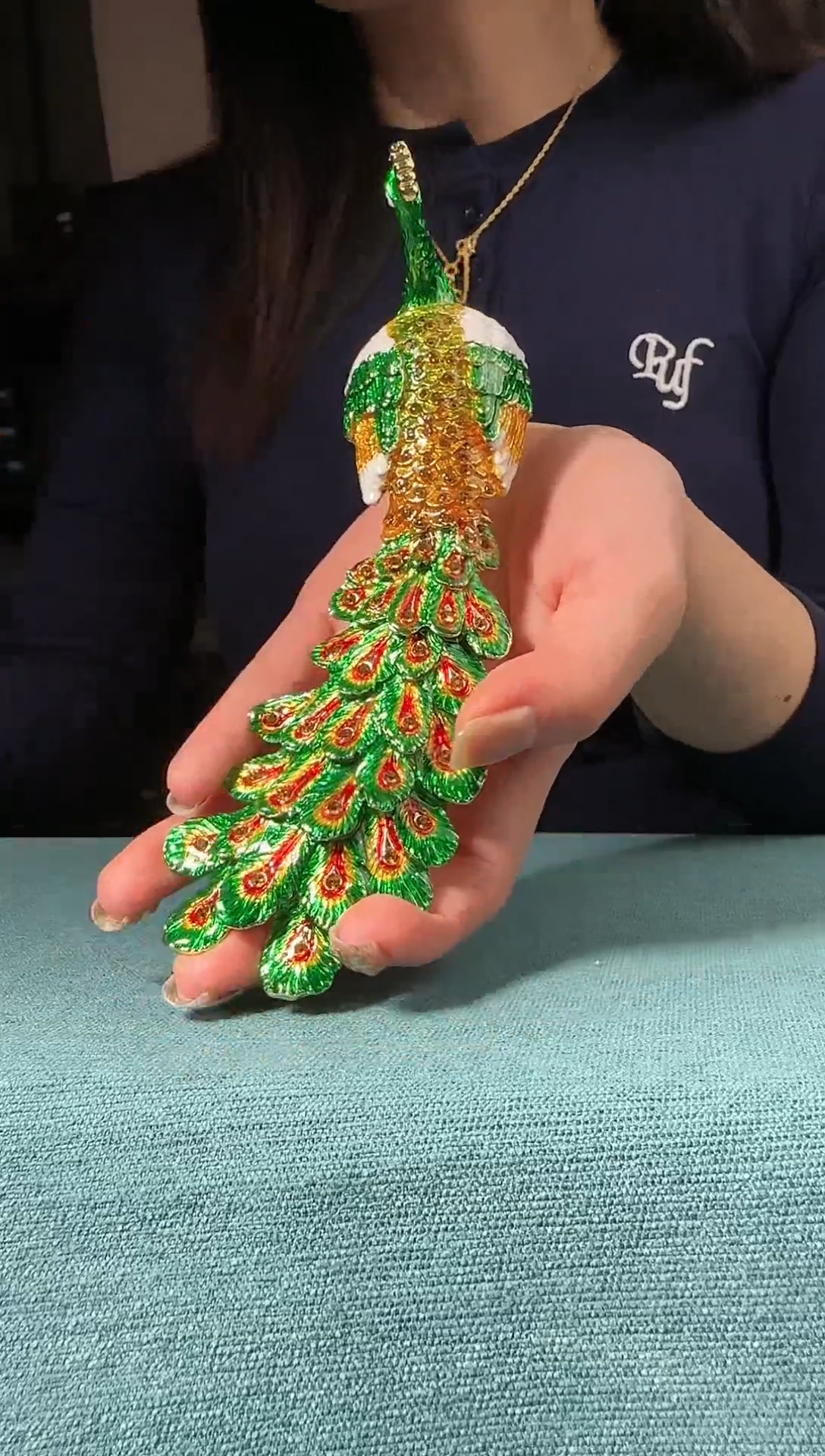 【闪购商品】密胺摆件拖尾孔雀