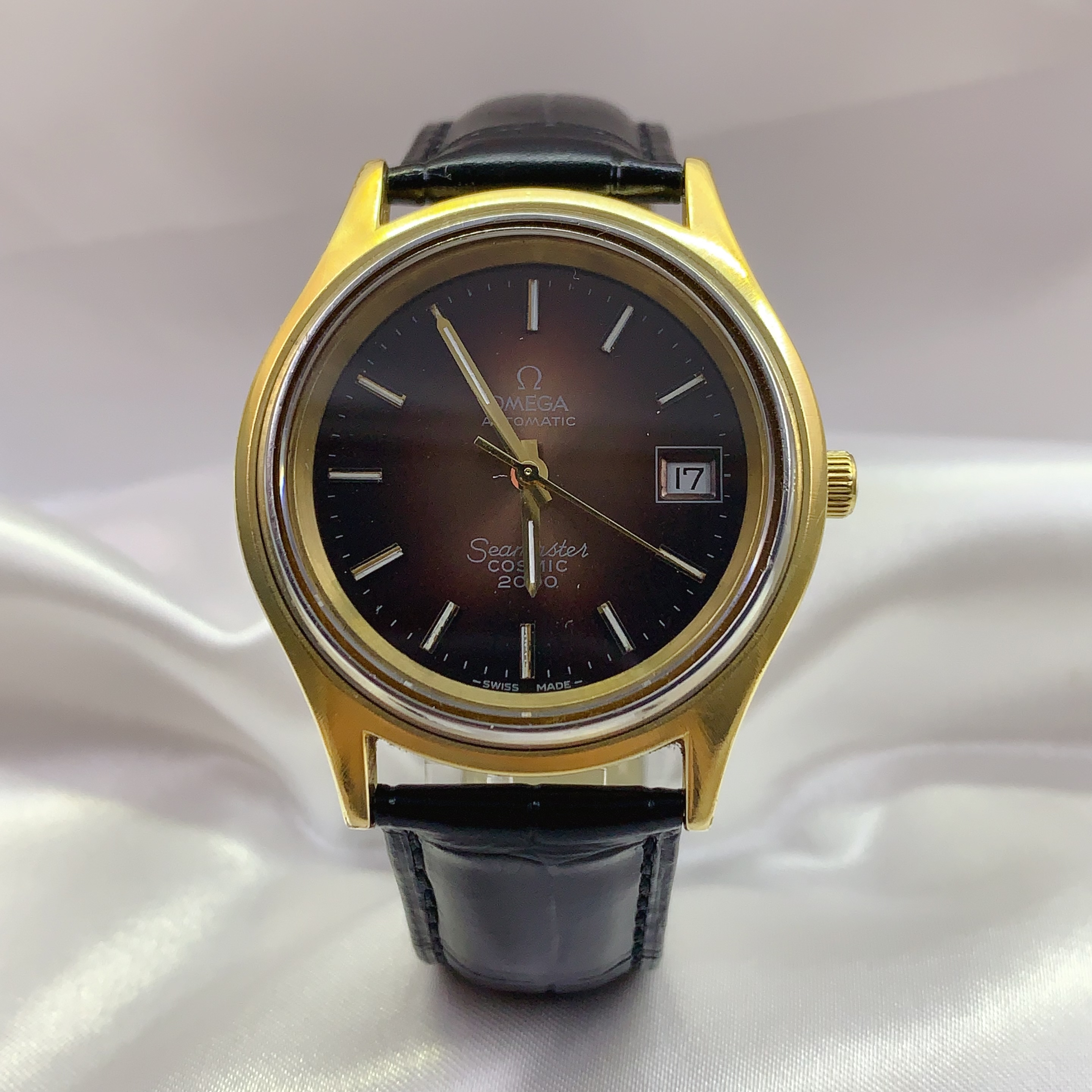 95新 Omega/欧米茄 欧米茄/海马系列自动机械男士腕表 38mm