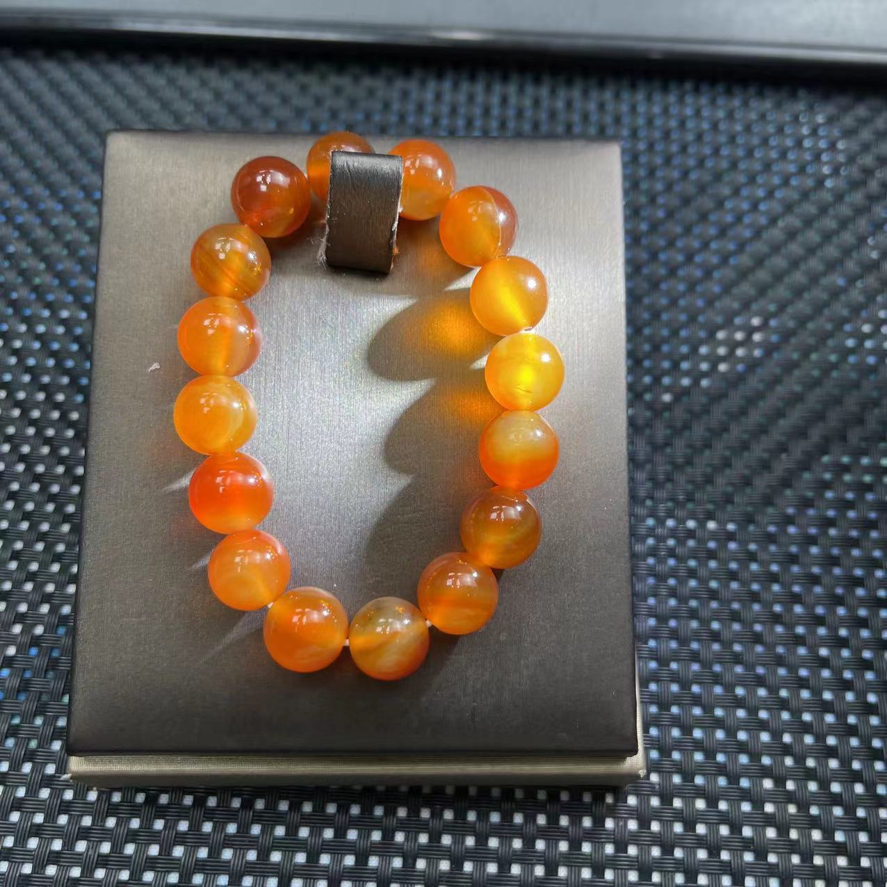 卡12mm16颗收藏级盐源太岁肉灵芝男女同款手串-多样性发一件