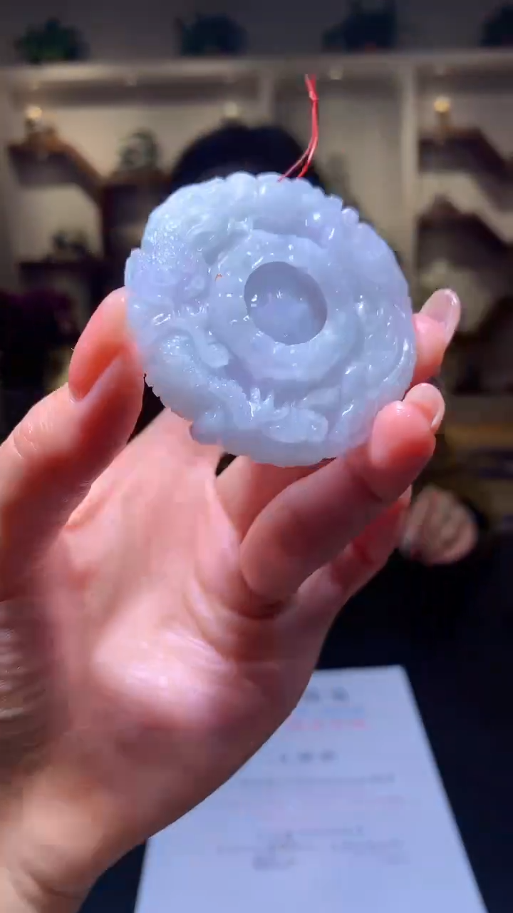 【闪购商品】定制翡翠未镶嵌5118jj-毛货挂件54