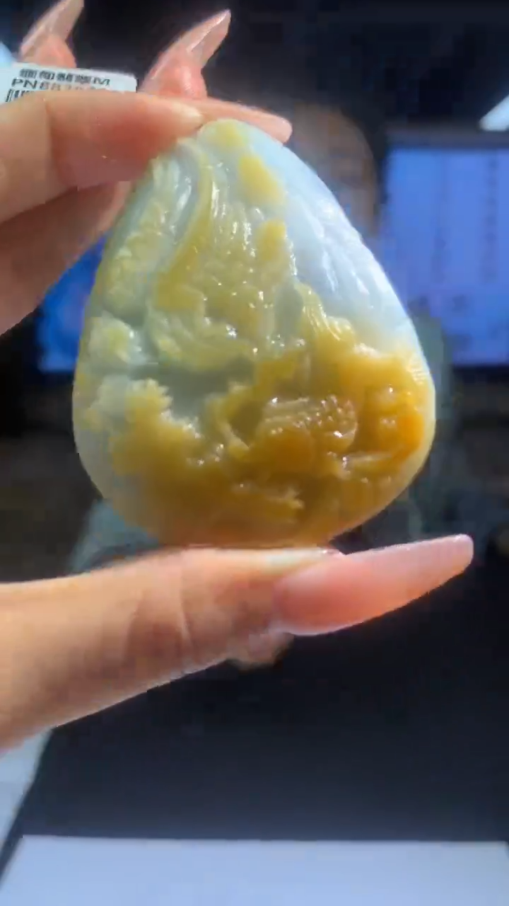 【闪购商品】定制翡翠未镶嵌4999kx-毛货238吊坠