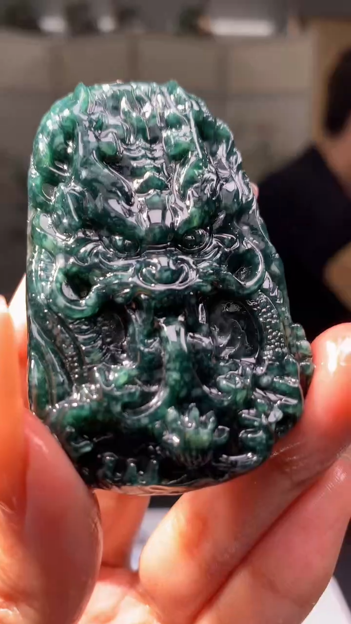 【闪购商品】定制翡翠未镶嵌5094kx-毛货龙350