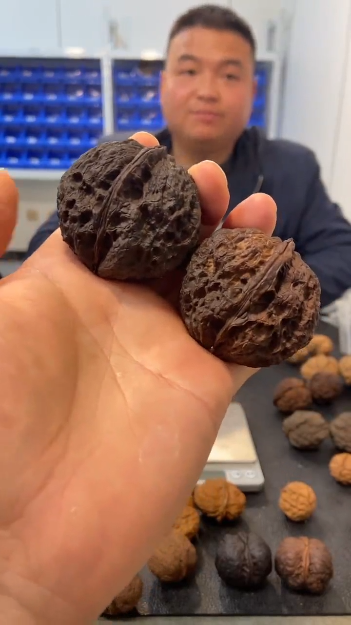 【闪购商品】文玩核桃把件貔貅金蟾49mm(一物一图)