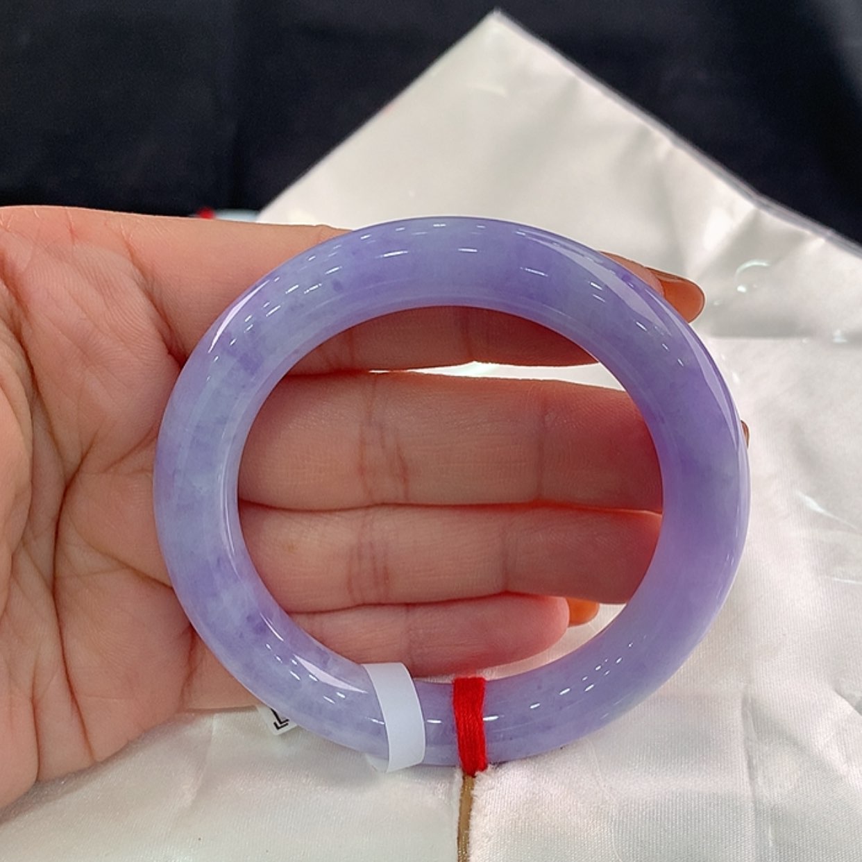 【闪购商品】翡翠手镯未镶嵌圆53.2