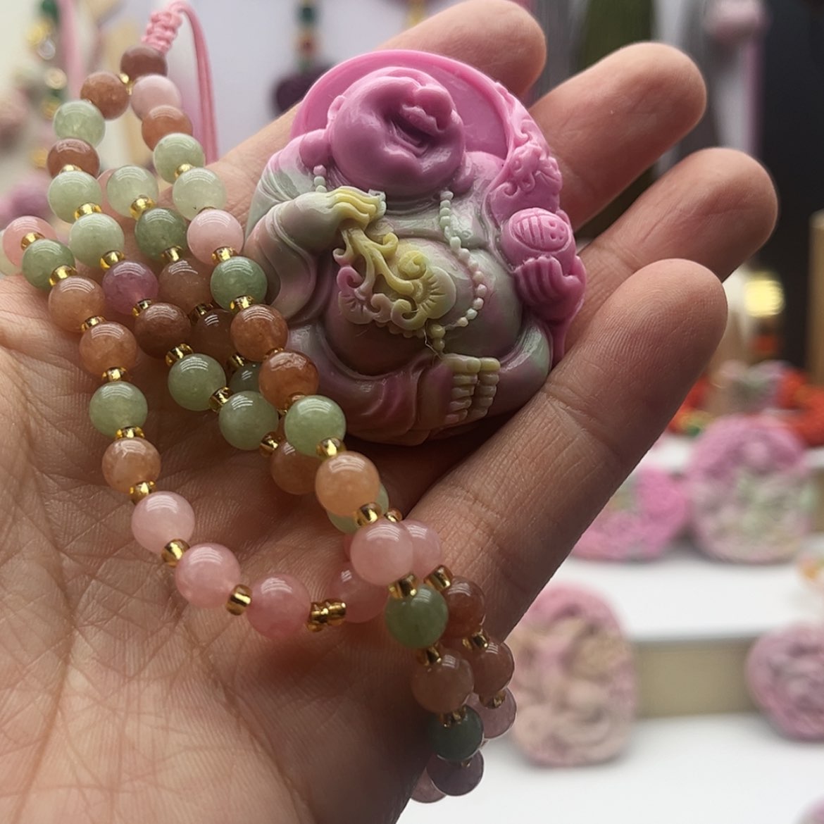 【闪购商品】盐源手链砖雕屋*