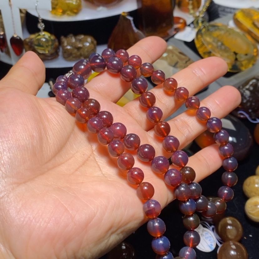 【闪购商品】琥珀手链未镶嵌溯**白