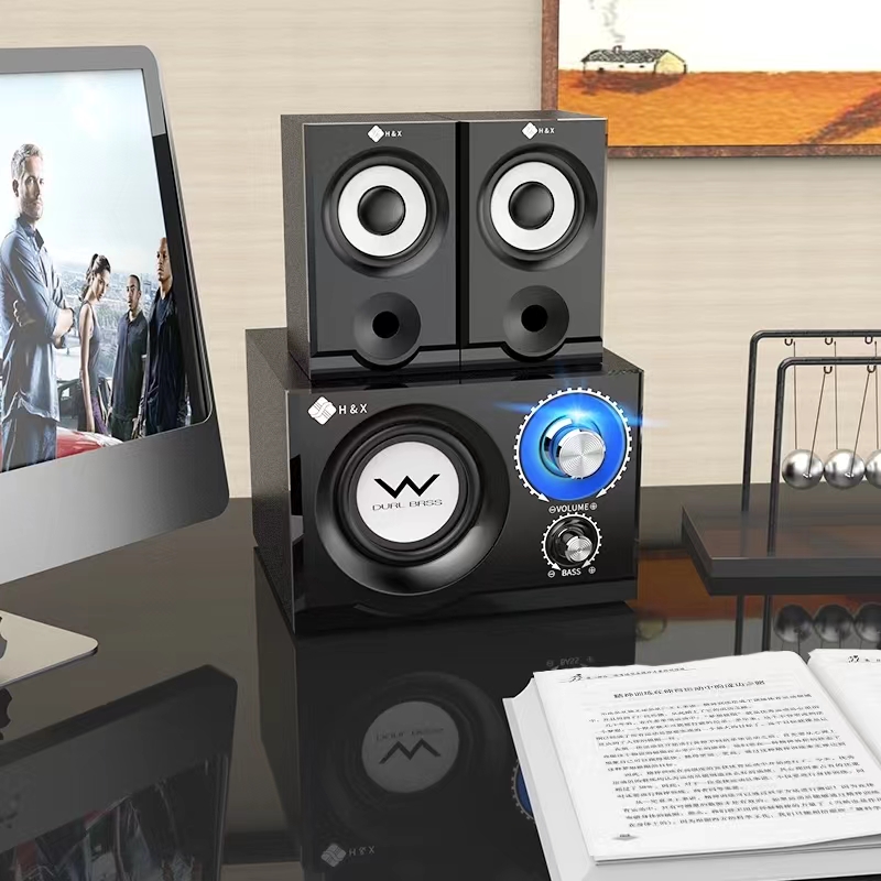 台式电脑音响无线蓝牙音箱家用无线小音响小型低音炮超重低音炮