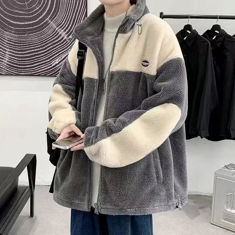 【小扬直播推荐】新款加绒外套男士冬季加厚高级感衣冬装加绒情侣