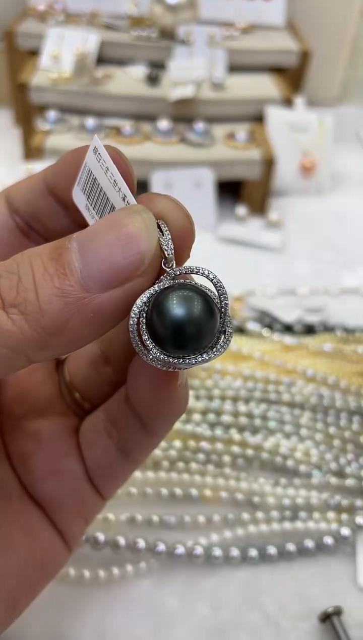 【闪购商品】海水珍珠颈饰银S925镶嵌清货