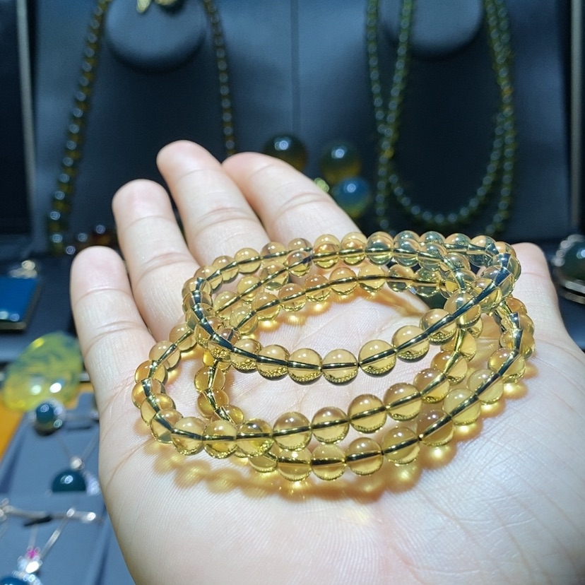 【闪购商品】蓝珀手串未镶嵌幸*尺寸6