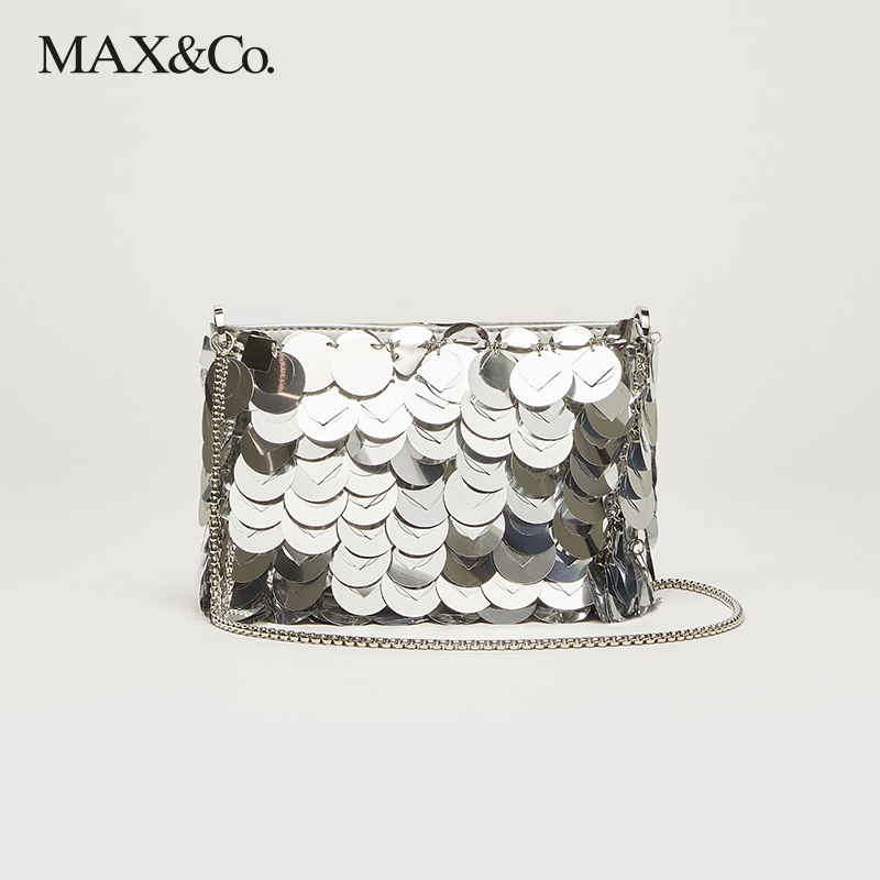 MAX&Co.2023春夏新款经典亮片斜挎包肩包复古女士4511023703maxco