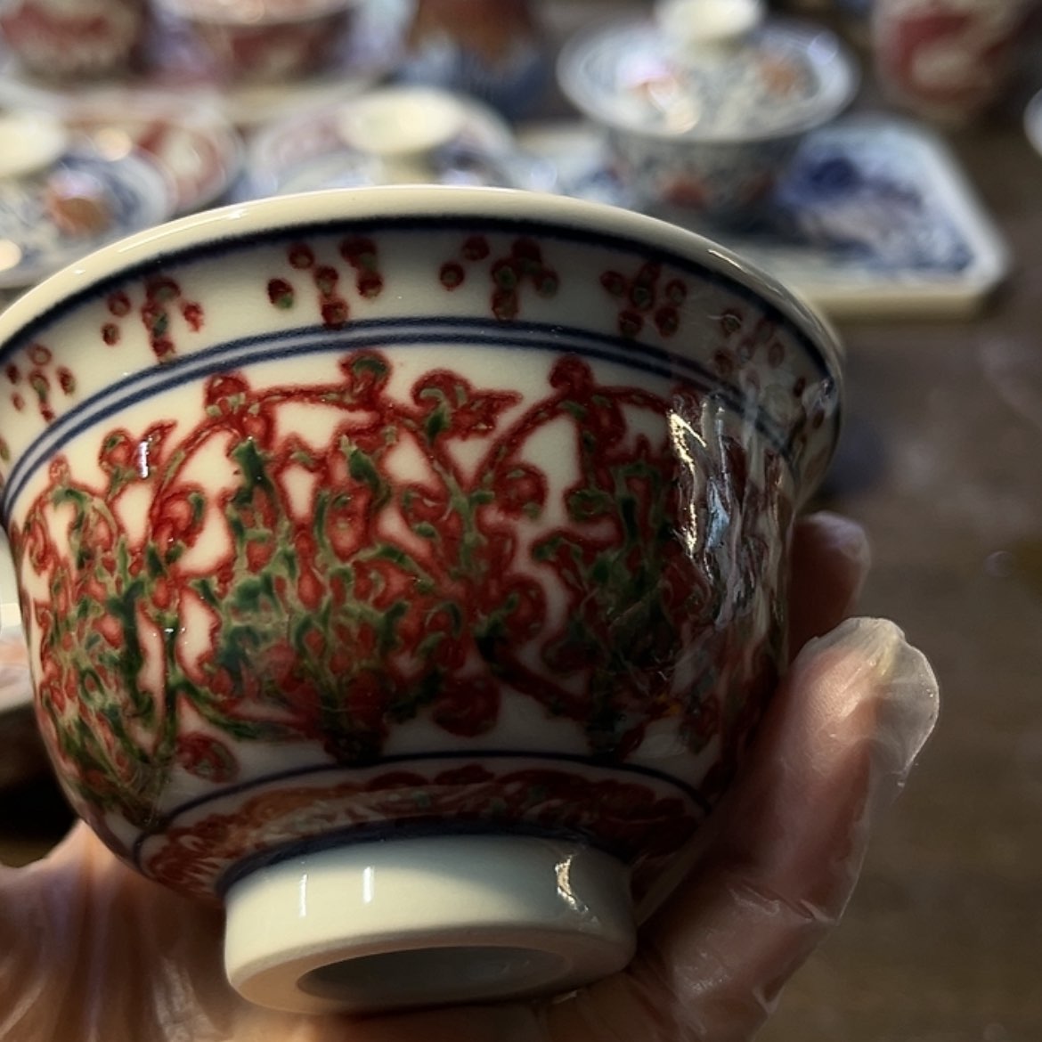 【闪购商品】景德镇陶瓷青花釉里红君****意