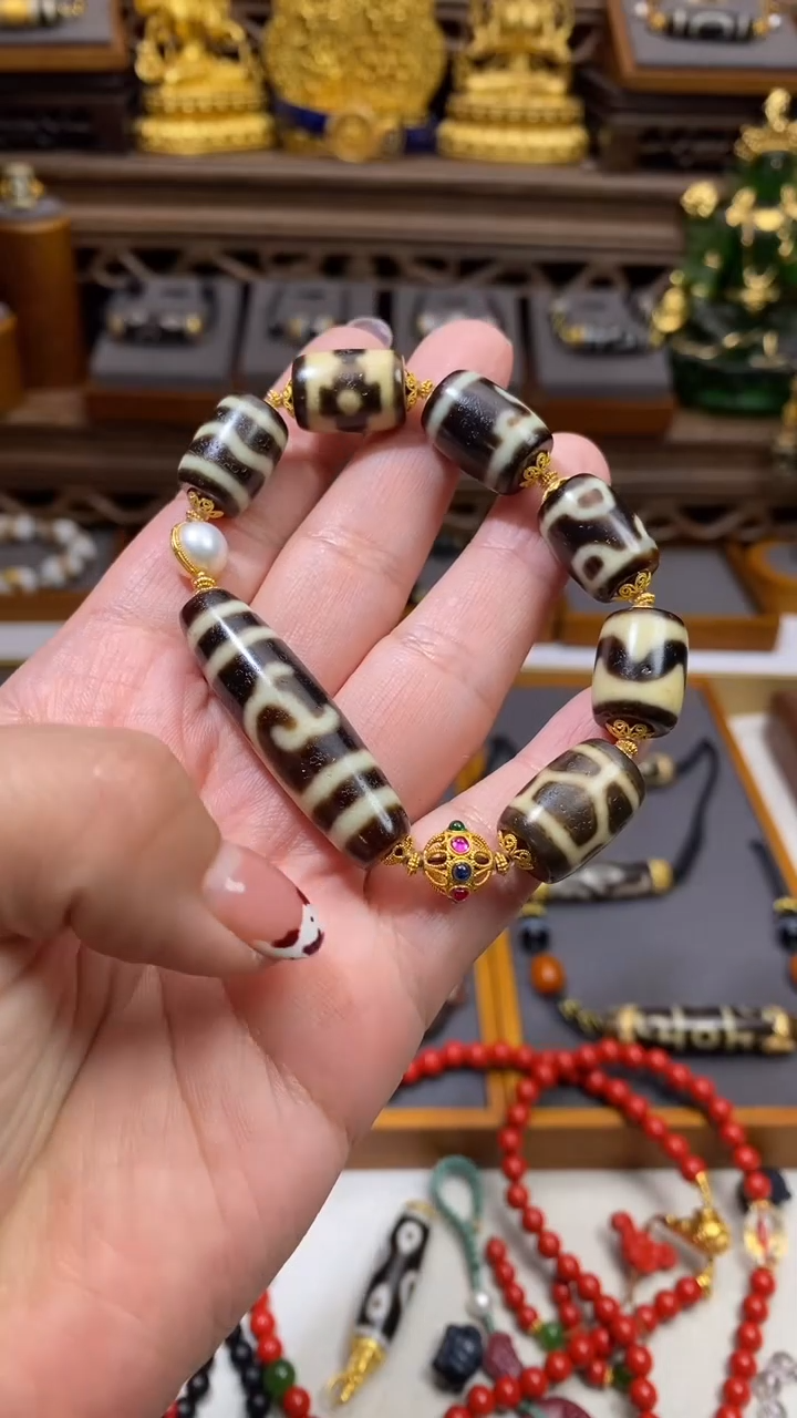 【闪购商品】玛瑙/玉髓颈饰未镶嵌A25721多样性-18K度度手串