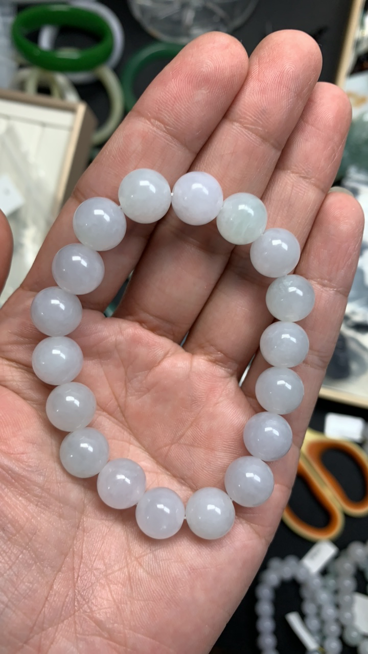 天然缅甸翡翠手串