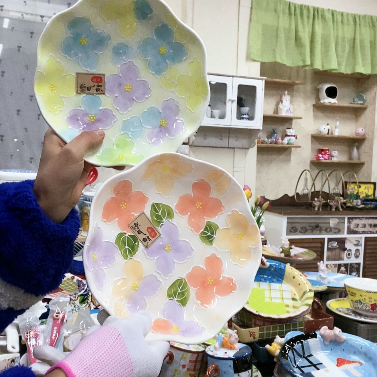 【闪购商品】瓷盘?*桃盘