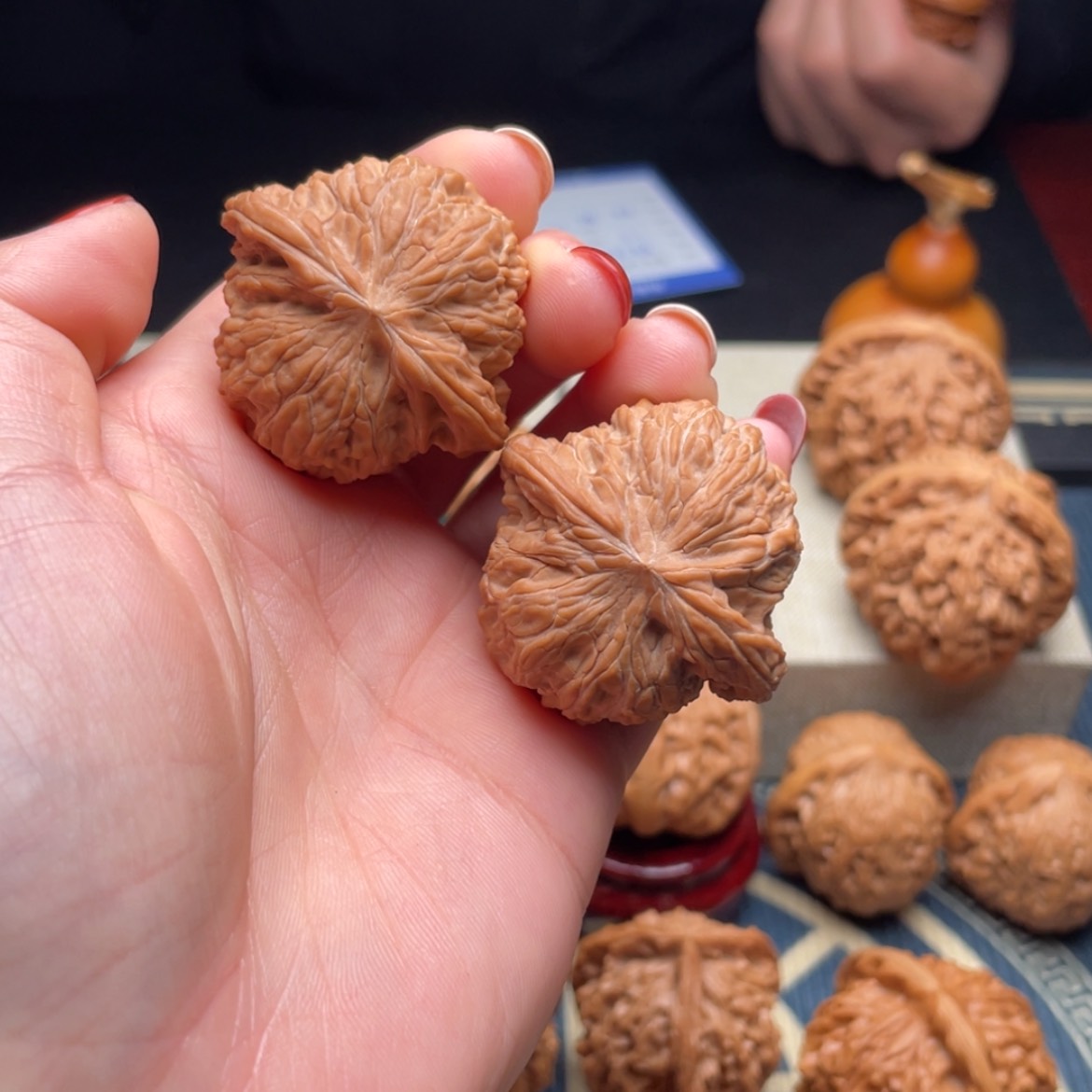 【闪购商品】文玩核桃吊坠L*38磨盘