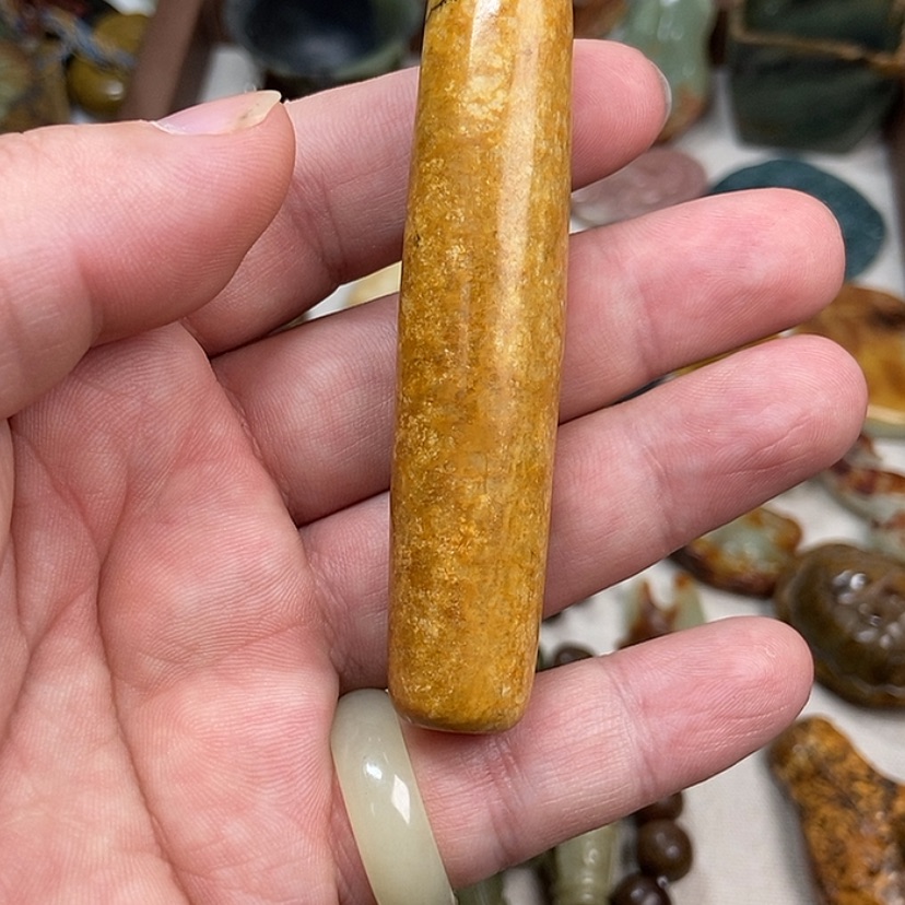 【闪购商品】岫岩河磨玉（透闪石质玉）颈饰未镶嵌右**瑟