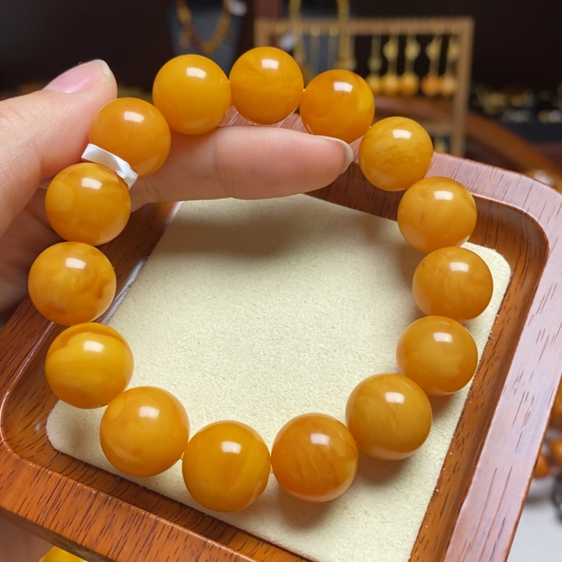 【闪购商品】蜜蜡手链未镶嵌洲*哥