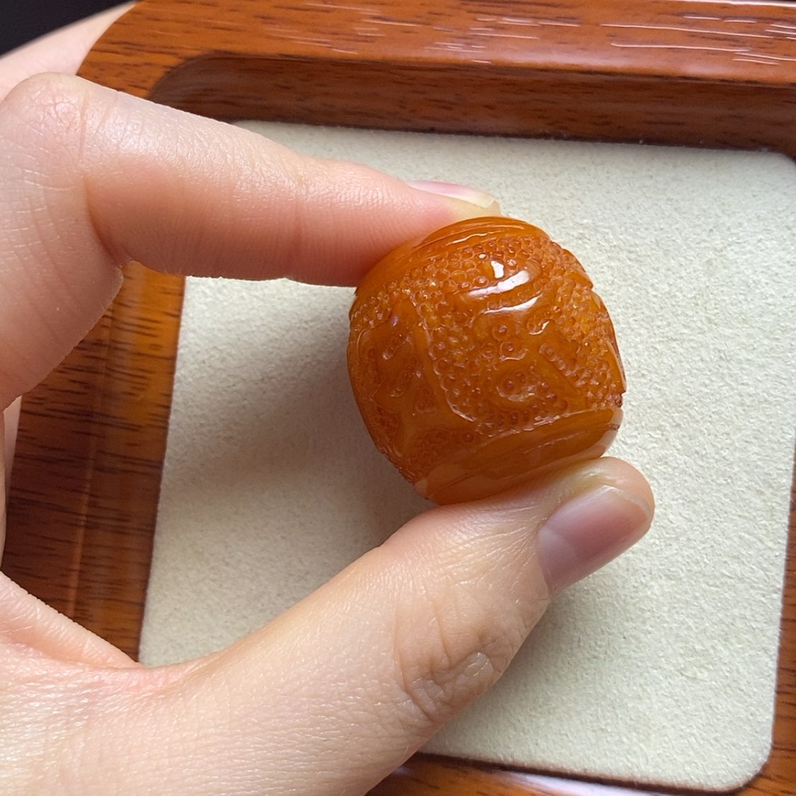 【闪购商品】蜜蜡裸石未镶嵌S****4单珠