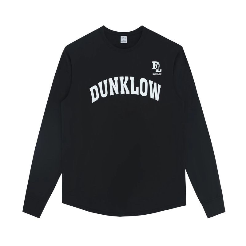 DUNKLOW美式速干长袖投篮服透气宽松运动排汗弹力美式高弹健身T恤
