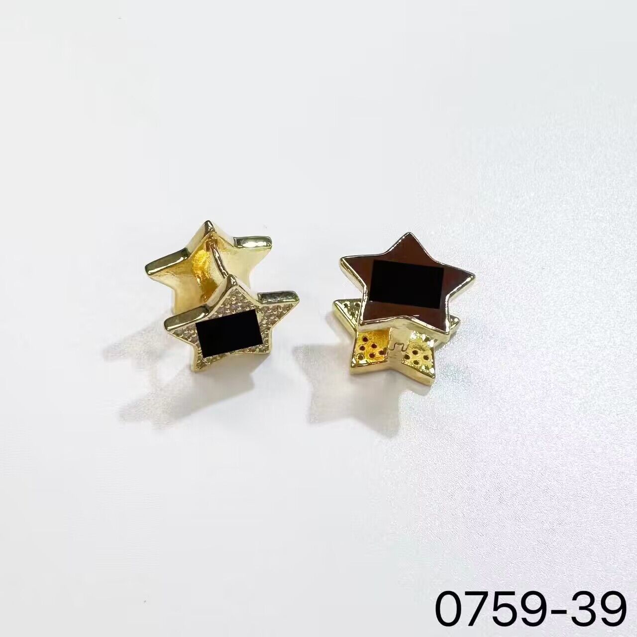 铜合金耳饰 0759气质时尚可爱百搭小众简约个性五角星耳扣