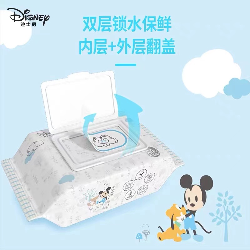 迪/士/尼婴儿手口湿巾（80抽）