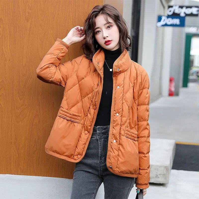 短款羽绒服2023年新款女款冬季轻薄时尚保暖显瘦洋气年货节外套女