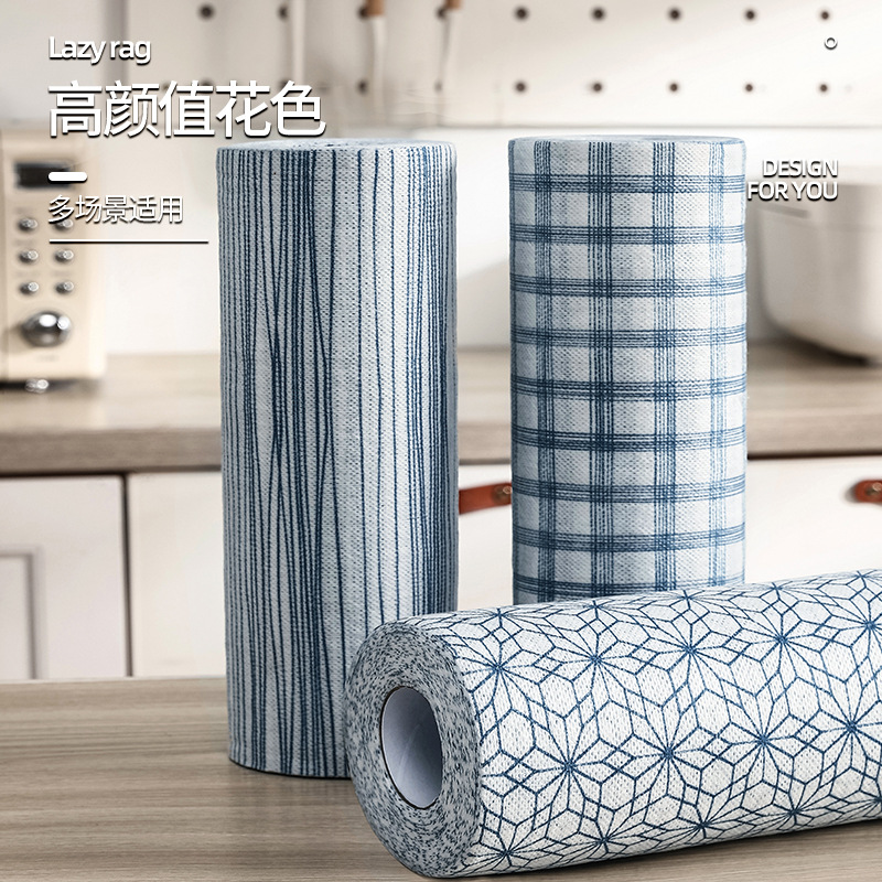 日系懒人抹布干湿两用家务清洁厨房用纸专用纸巾家用一次性洗碗布