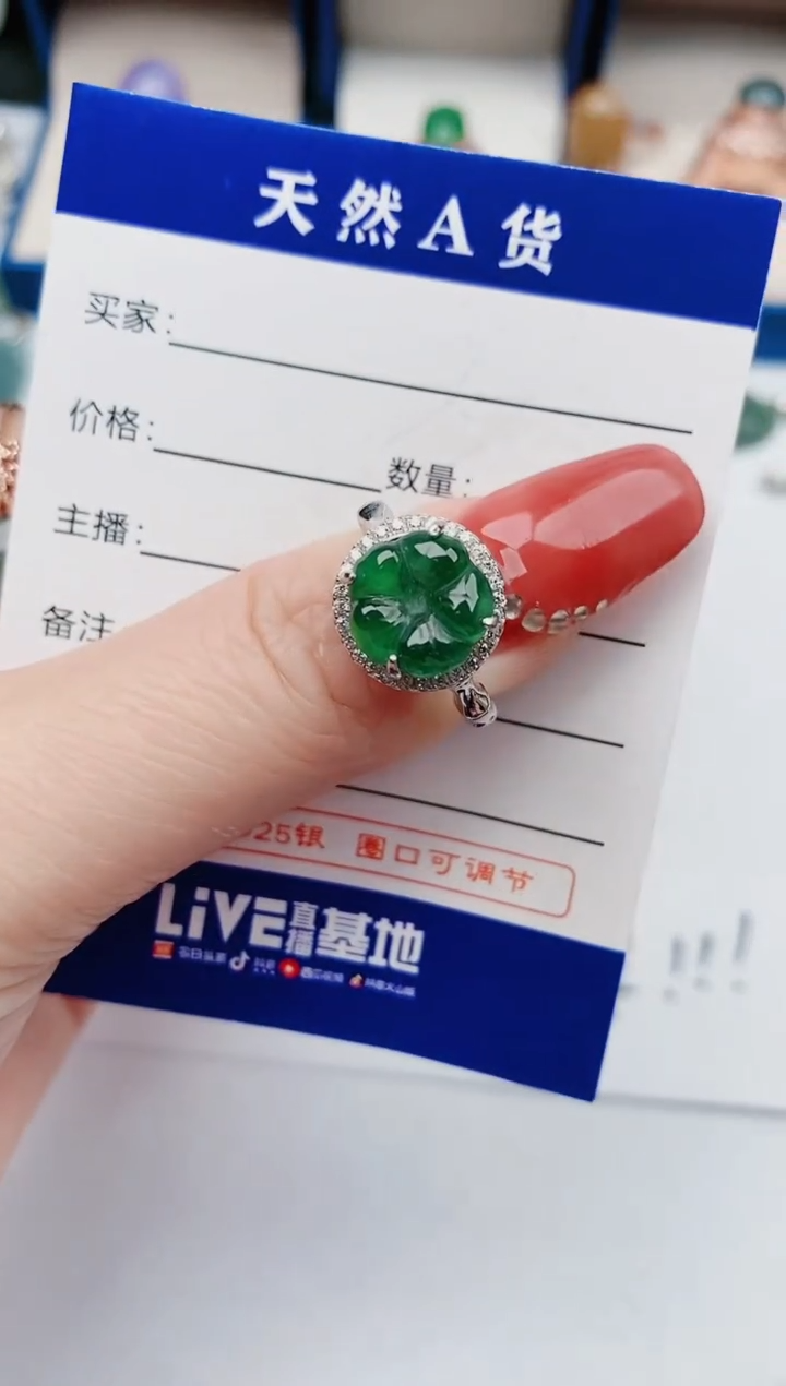 【闪购商品】翡翠1银S925镶嵌1