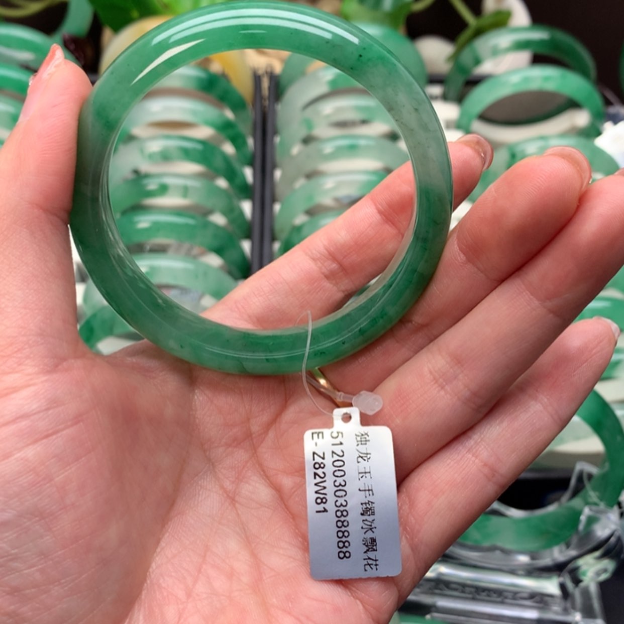 【闪购商品】石英质玉手镯合金用****4