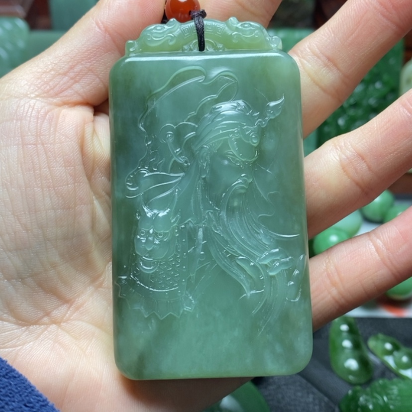 【闪购商品】和田玉（碧玉）颈饰未镶嵌音***咪