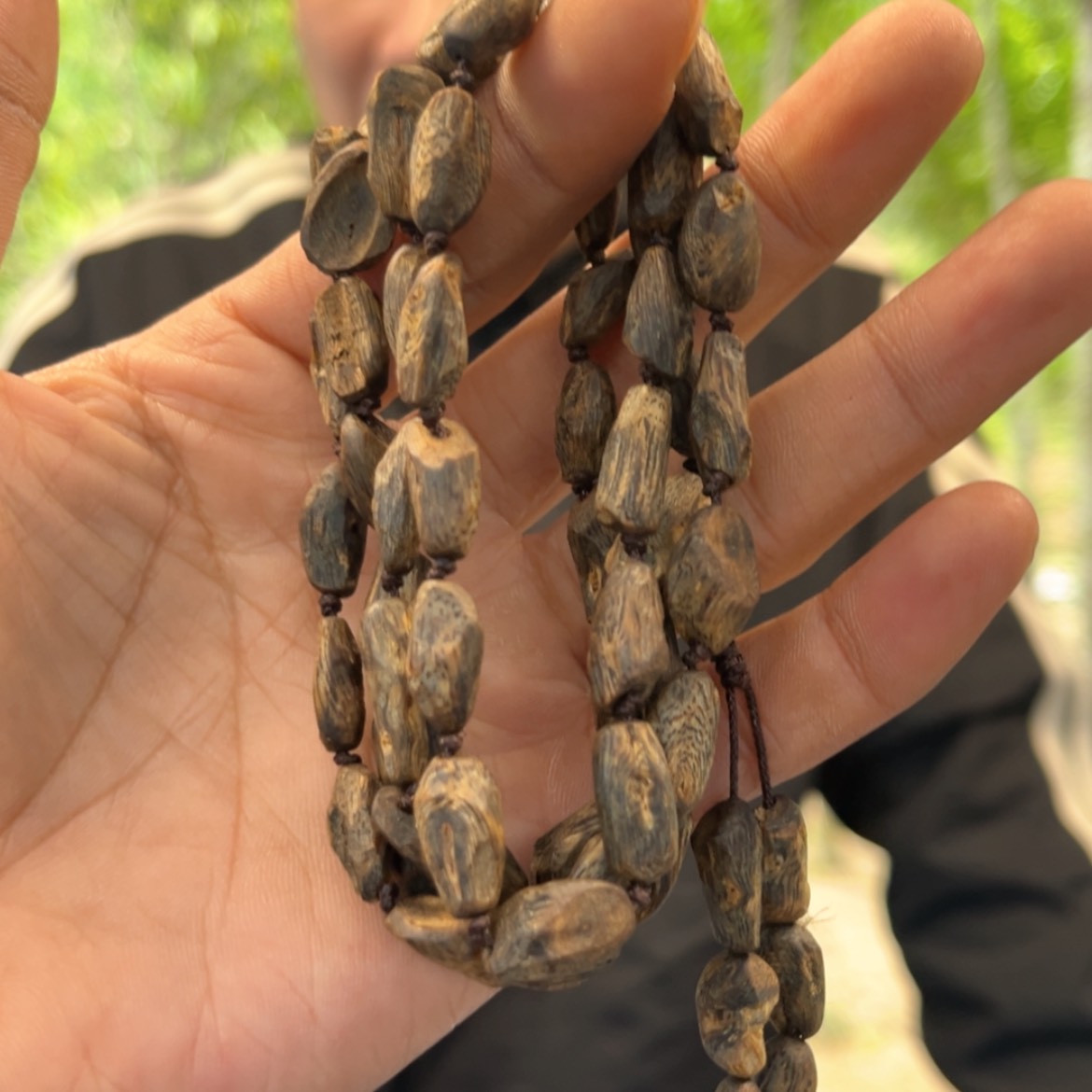 【闪购商品】沉香手串金沙叶壳子料22克多样性发一条