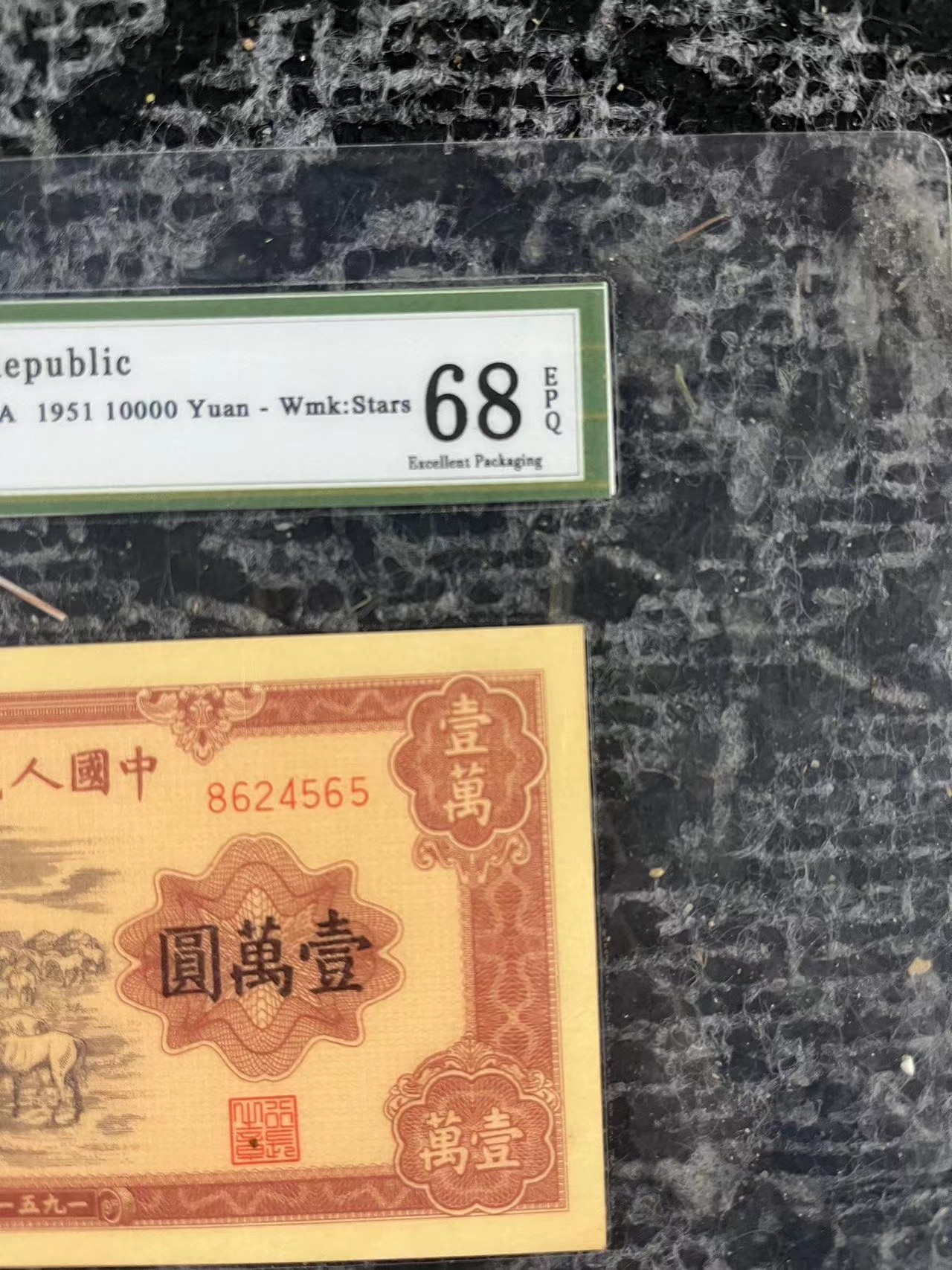 第一版单张牧马A501已退市货币样式非流通货币