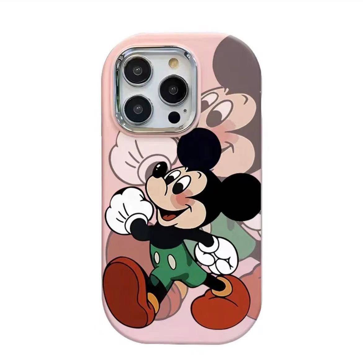 米白老鼠苹果15手机壳iPhone14plus新13promax/12软7/8plus/11/xr