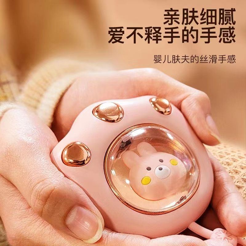 充电暖手宝版新升级随身便携猫爪USB小暖手宝可爱发热恒温小巧