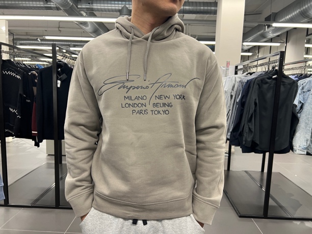 Emporio Armani 男士时尚卫衣