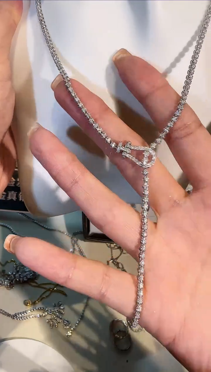 【闪购商品】钻石项链18K金镶嵌费
